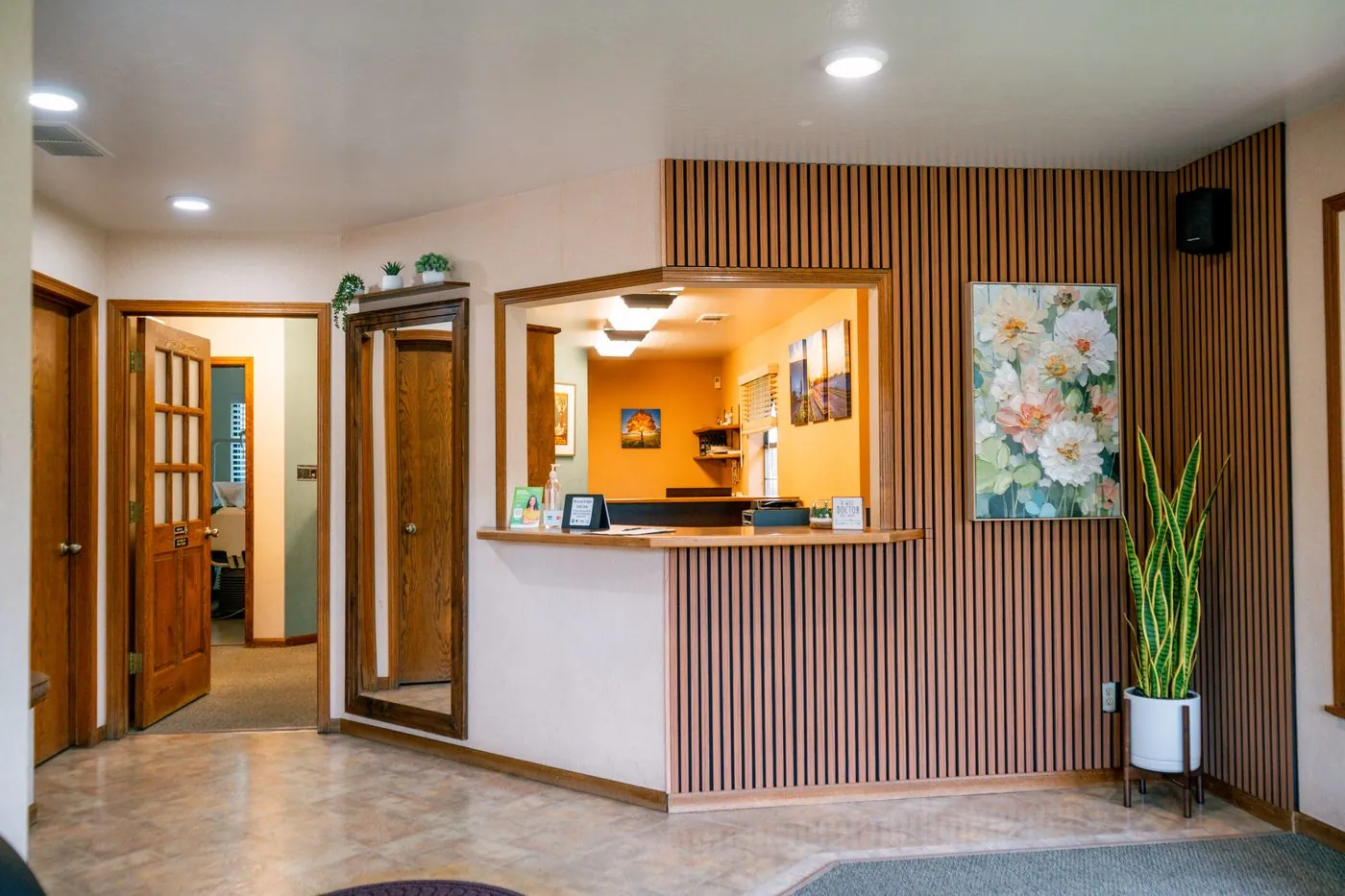 Welcoming front office at our Tulare family dental practice